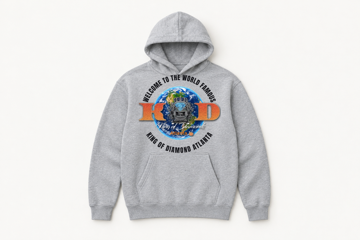 KOD Atlanta World Famous Gray Hoodie