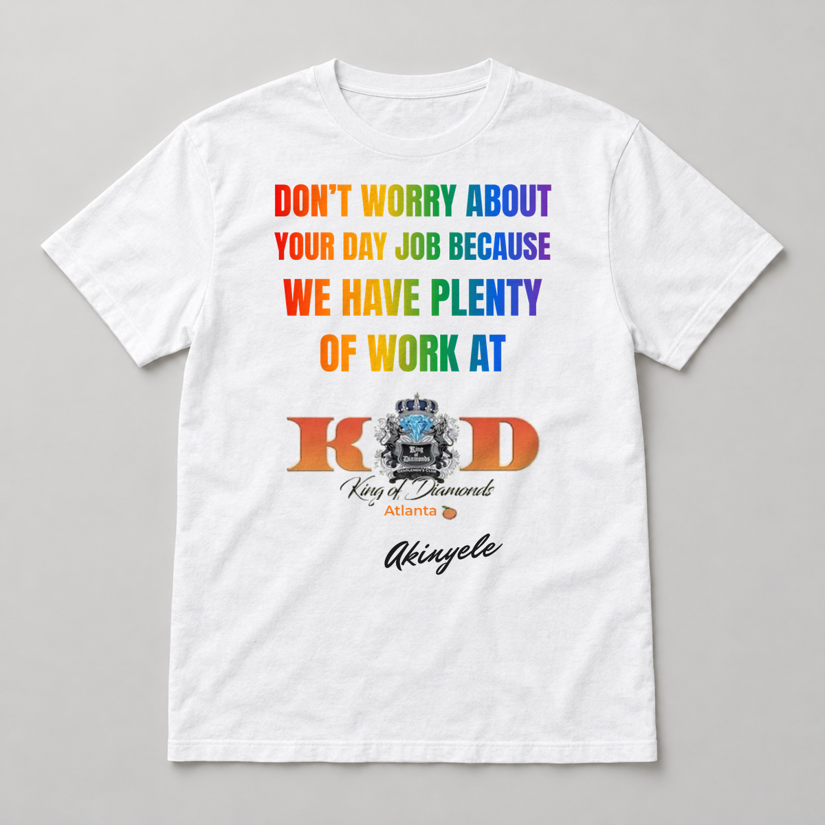 KOD Atlanta White Signature Graphic T-Shirt